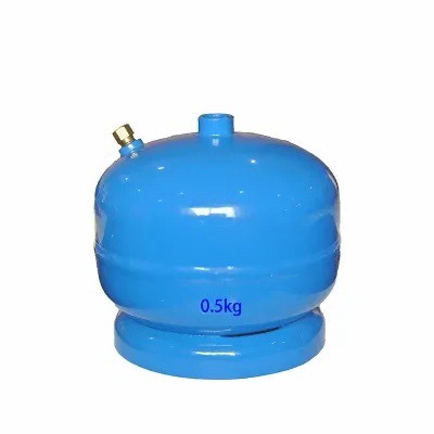 0.5kg LPG Steel Cylinder — Small Portable Cylinder